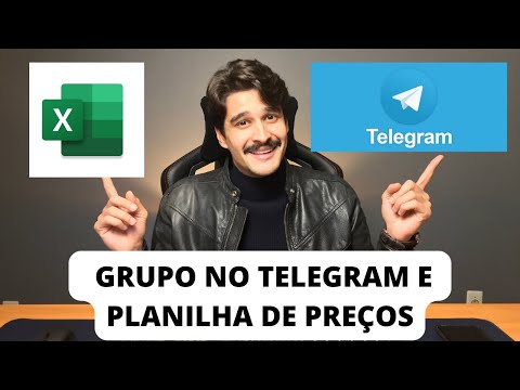 Grupo no TELEGRAM e PLANILHA DE PREÇOS 