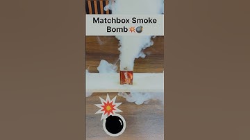 Matchbox Smoke Patakha🧨| Matchbox Smoke Bomb 💣 #shorts #science #experiment #shivawanjalkar
