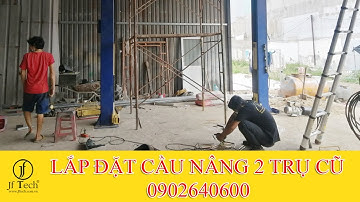 Lắp cầu 2 trụ cũ cổng trên trung quốc GG lifter - Hàng xịn ty ngược. Liên hệ Mr Vĩnh 0902640600