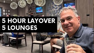 DFW Airport Lounge Crawl: 5 Lounges in 5 Hours