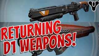 D1 GUNS RETURNING & BYE BYE SYNTHSTRAND! Double Loot, New S15 Weapon Drop Rotation, Hotfix & More!