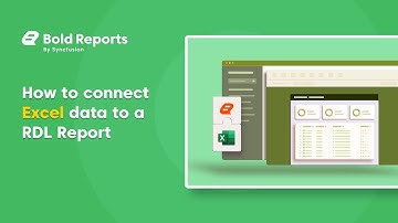 How to Connect Excel Data to an RDL Report
