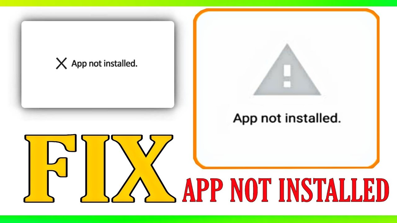 App not installed. App not installed
