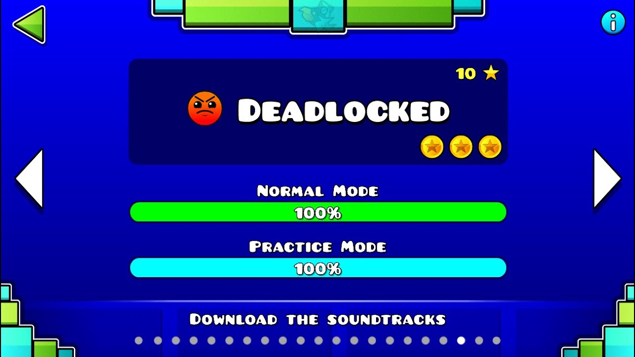 geometry dash 2.2 menu