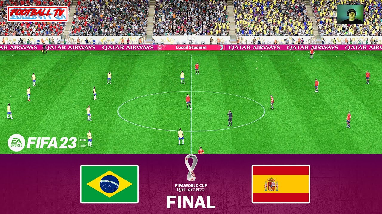 FIFA 23 - Brazil Vs France - World Cup Qatar 2022 - Gameplay 