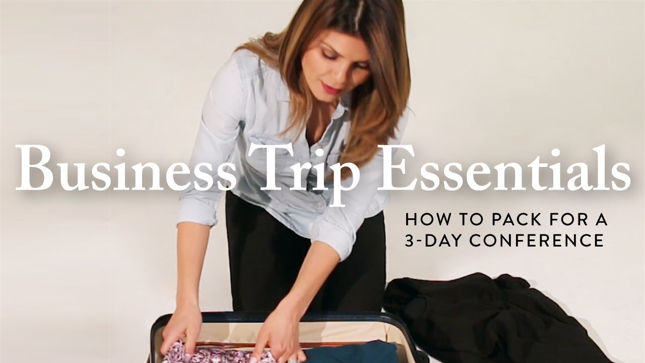 Business Trip Essentials How to Pack for a 3Day Conference YouTube