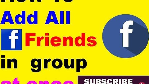 how to add all friends to facebook group in just one click  using mobile