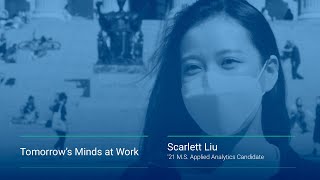 Scarlett Liu, '21SPS, Applied Analytics, Discusses the HyFlex Learning Format
