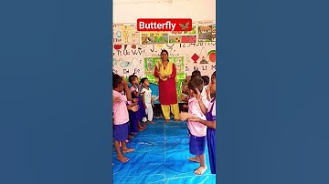 Thumbnail of Butterfly 🦋 song #anganwadi children #preschool #icds