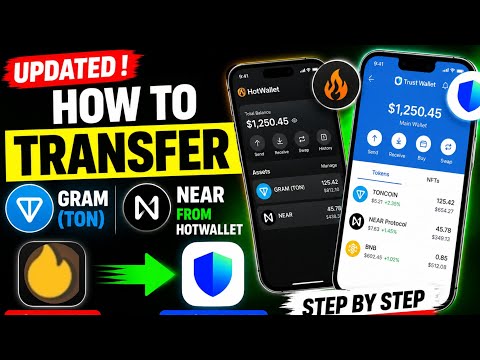 Terbaru! Cara Transfer GRAM (TON) & NEAR dari Hot Wallet ke Trust Wallet – PANDUAN LANGKAH DEMI L...