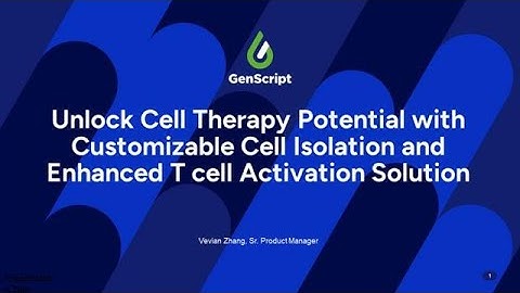 Unlock Cell Therapy Potential with Customizable Cell Isolation and Enhanced T cell Activation...