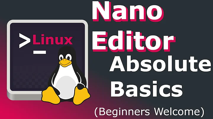 Nano Text Editor Basics (pico) - How to Use Nano on Linux / Mac (Beginners Guide on Ubuntu 20.04)