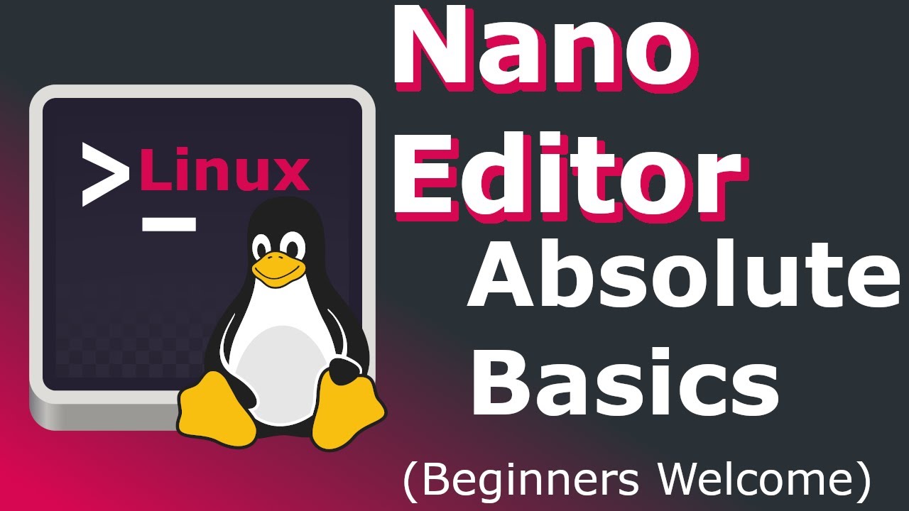 Nano Text Editor Basics (pico) - How to Use Nano on Linux / Mac (Beginners Guide on Ubuntu 20.04)