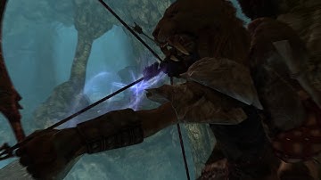 Skyrim: Clear out Ustengrav Depths (Third Person Archery)