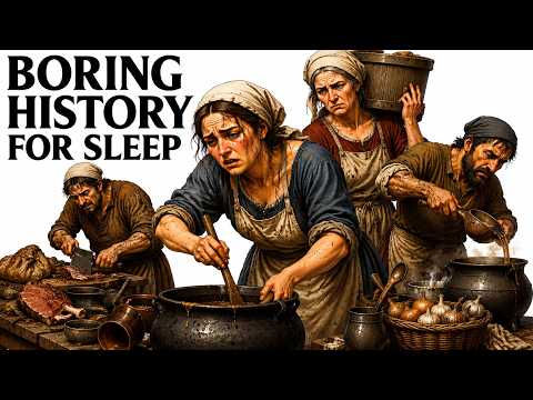 🔥 The Exhausting Life of a Medieval Kitchen Worker | Sleep & Study History Ambience 🕯️🏰