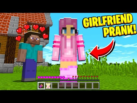 GIRLFRIEND PRANK in Minecraft! - Minecraft Trolling Video