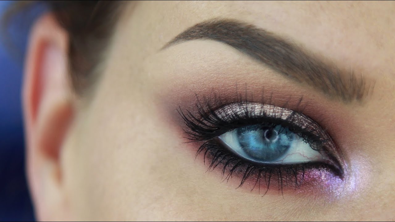 MOODY PLUM HALO EYE | MakeupGeek Foiled Shadows