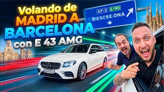 Recoge su AMG  E43 VOLANDO
