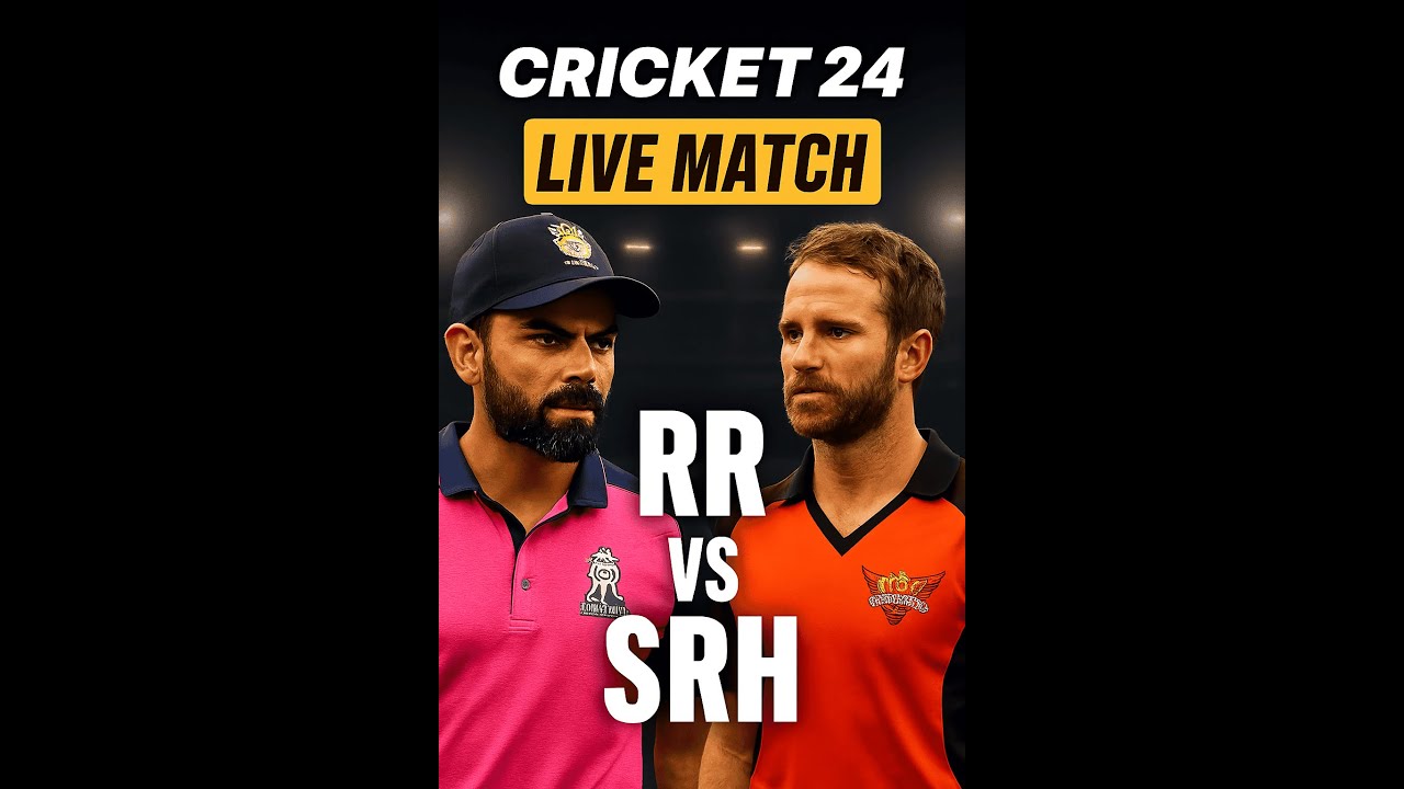 Cricket 24 | RR vs SRH Live Match Highlights & Gameplay