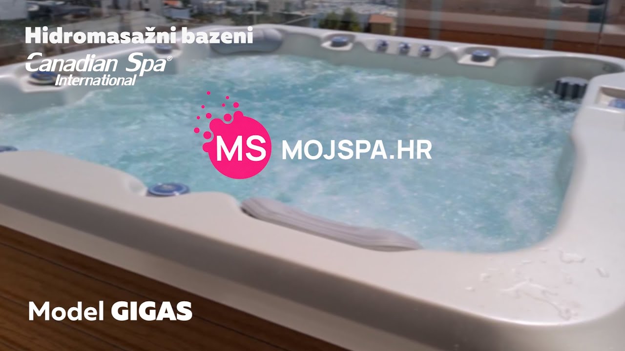 Gigas Grande hidromasažni bazen — Canadian Spa