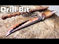 Make camping knives out from rusty drill bits