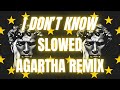 Erika - I Don't Know (slowed and reverb) | Save Europe Agartha Remix