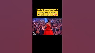Justin Bieber apologizing to Selena Gomez 🥹💔 #justinbieber #selenagomez #shortsfeed #foryou