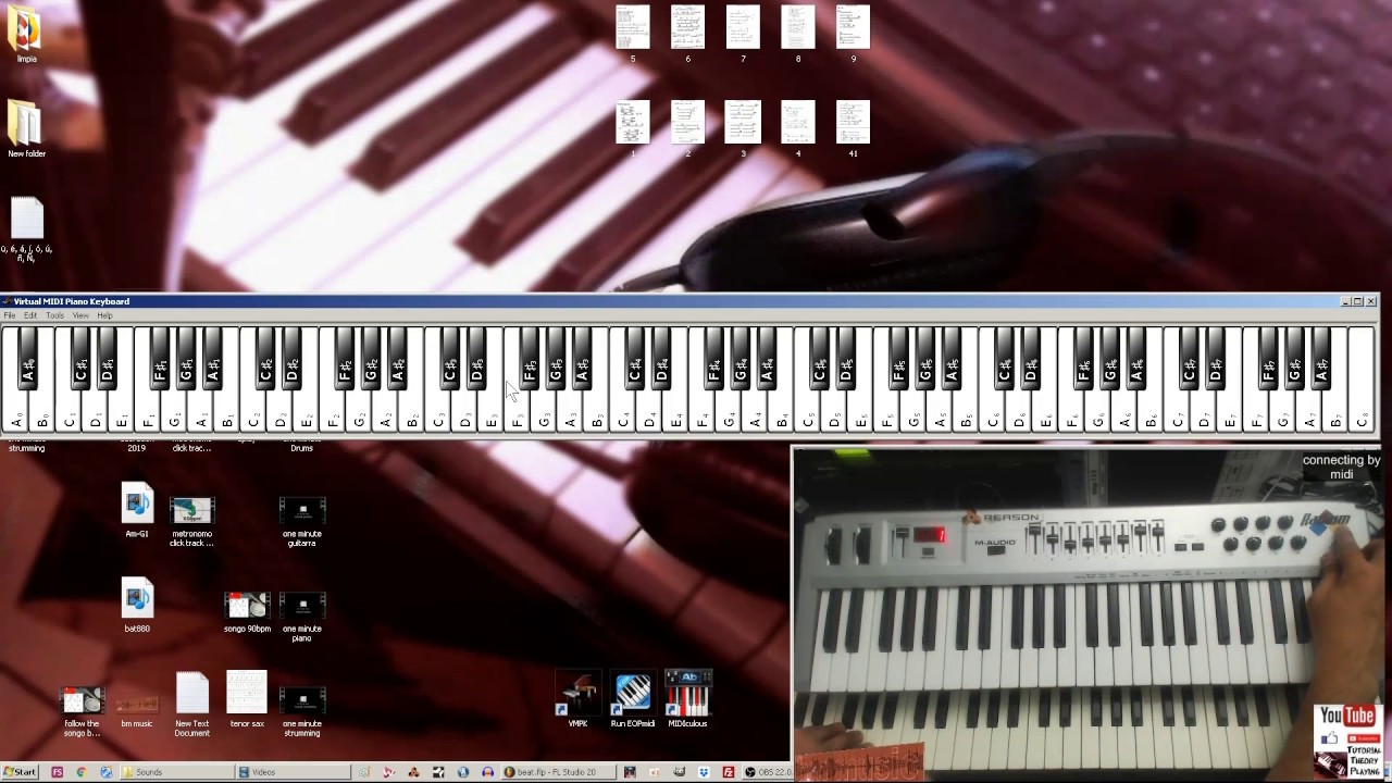 connecting midi controller to FLStudio, Reason, Soft Synths, Romplers