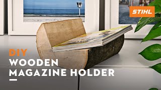 How To Build A Wooden Magazine Holder Stihl Diy