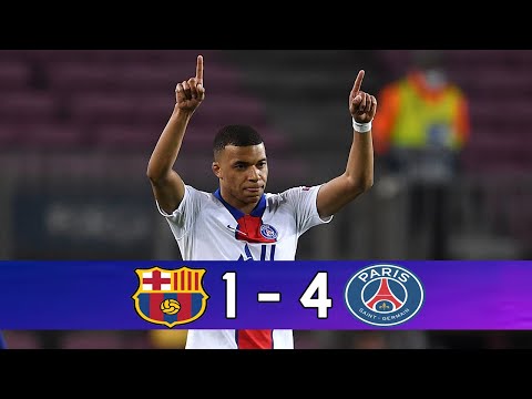 Barcelona vs PSG 1-4 All Goals &amp; Highlights 2020/2021