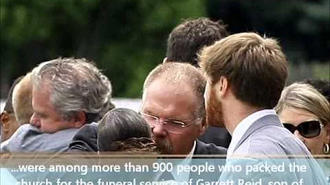More than 900 people attend Garrett Reid's funeral