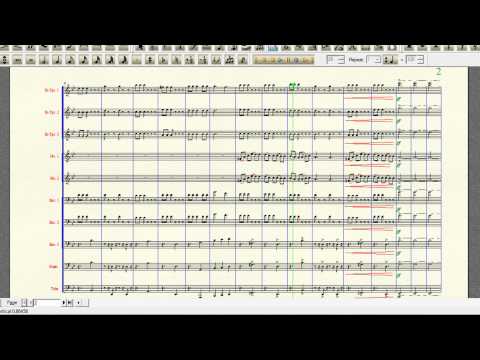 Bluecoats 2010 Opener (ending) - Brass Score