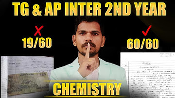 🔥 Most Predicted Questions | Inter 2nd Year Chemistry | Telangana & AP IPE 2025