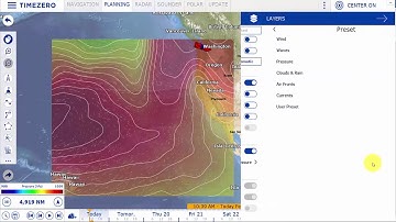TZ Navigator v4 - Displaying Weather Data