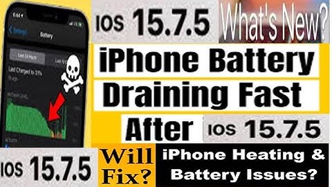 iOS 15.7.5 Battery Drain Issue Fix || how to fix iOS 15.7.5 battery problem