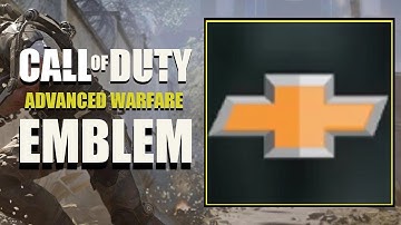 COD AW / Call of Duty Advanced Warfare : Chevrolet Logo Emblem Tutorial