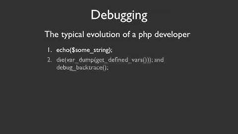 Using a PHP Debugger to Debug Your Drupal Module