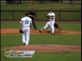 Sweet pick-off by @UNCP_Sports River Ryan in the second