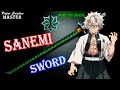 How to Make a Demon Slayer Sanemi Shinazugawa Sword, Kimetsu no Yaiba