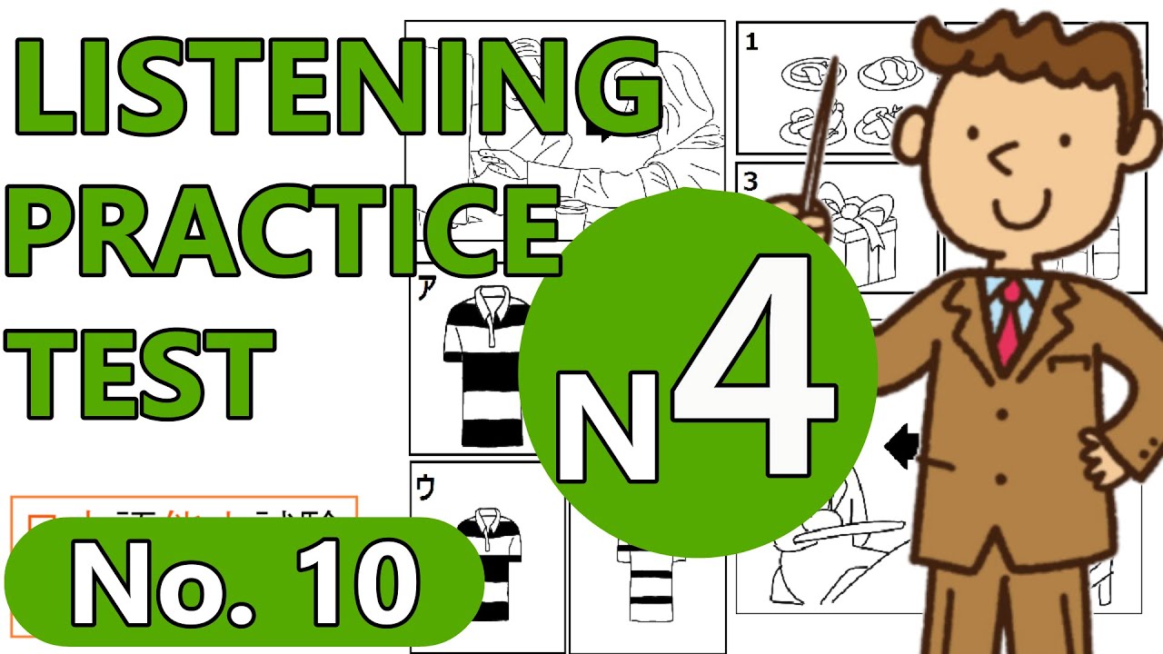 【＃10】JLPT N4 LISTENING PRACTICE TEST