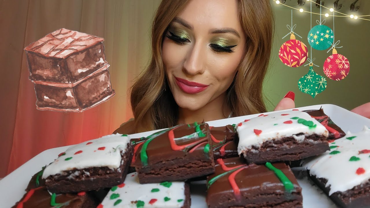 ASMR | 12th *Twelve Days Of Mukbang!!* EXTRA Fudgy Brownies & NUTELLA!! 🍫🤤 (intense mouth sounds)