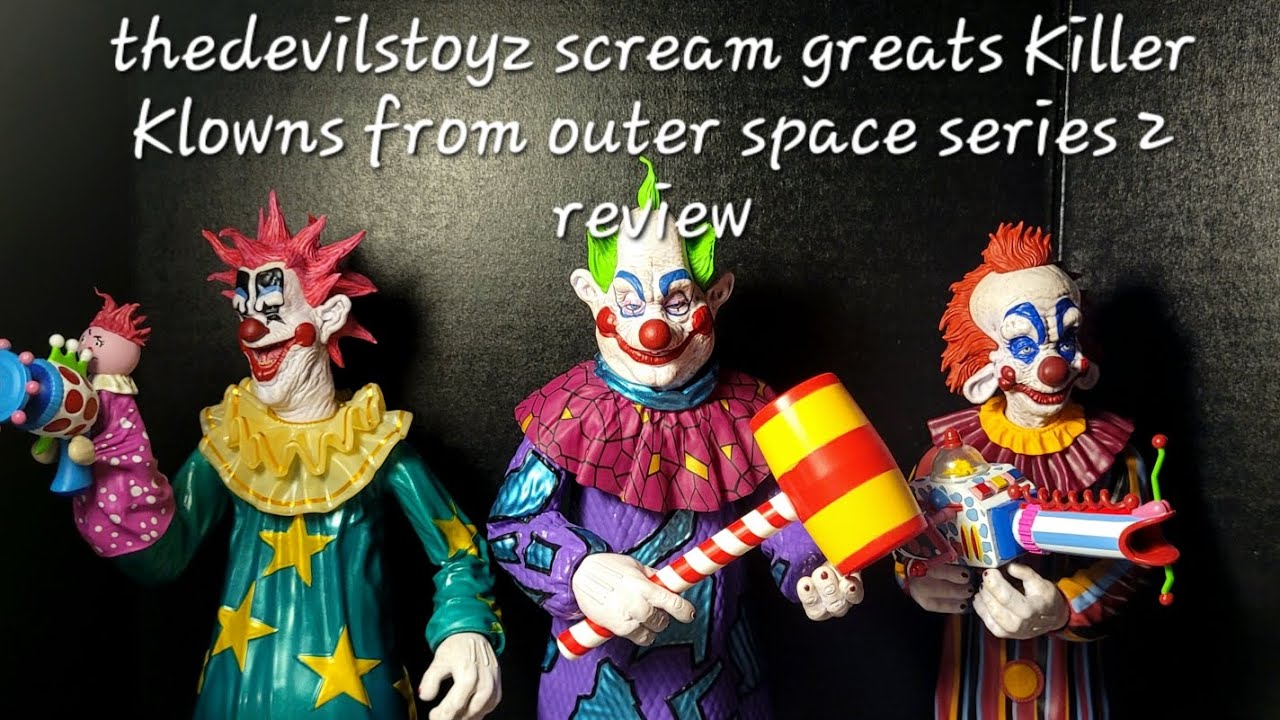 Thedevilstoyz scream greats Killer Klowns From Outer Space series 2 review