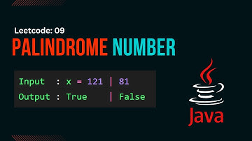 Palindrome Number in Java | Tamil