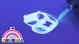 The Amazing World of Gumball | Halloween Invisible Ink Drawing | Cartoon Network