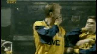 Dennis Bergkamp Great Goal Sunderland v. Arsenal 1997