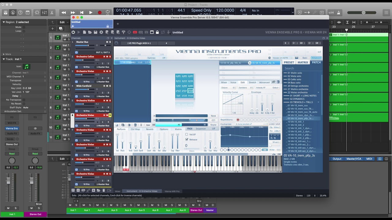 mixing and workflow within Vienna Symphonic libraries. 