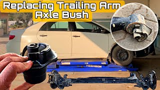 Local Workmanship Rearend Trailing Arm Axle Bushing Replaced || Suspension Trailing Arm Bushing