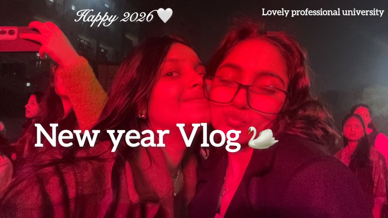 Happy 2026 🤍 #vlog #vlogging #newyear2026 #2026 #lpu #lpuhostel #vlogs 