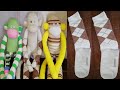 أعمال يدوية صنع قرد بالجوارب سهلة وبخطوات واضحة-How to Make a Sock Doll, DIY monkey dolls from socks