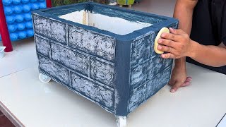 Smart Ideas - Casting Beautiful Cement Flower Pots At Home With Wheels Moving Easily by Construction - Products Cement 1,825 views 9 months ago 12 minutes, 6 seconds